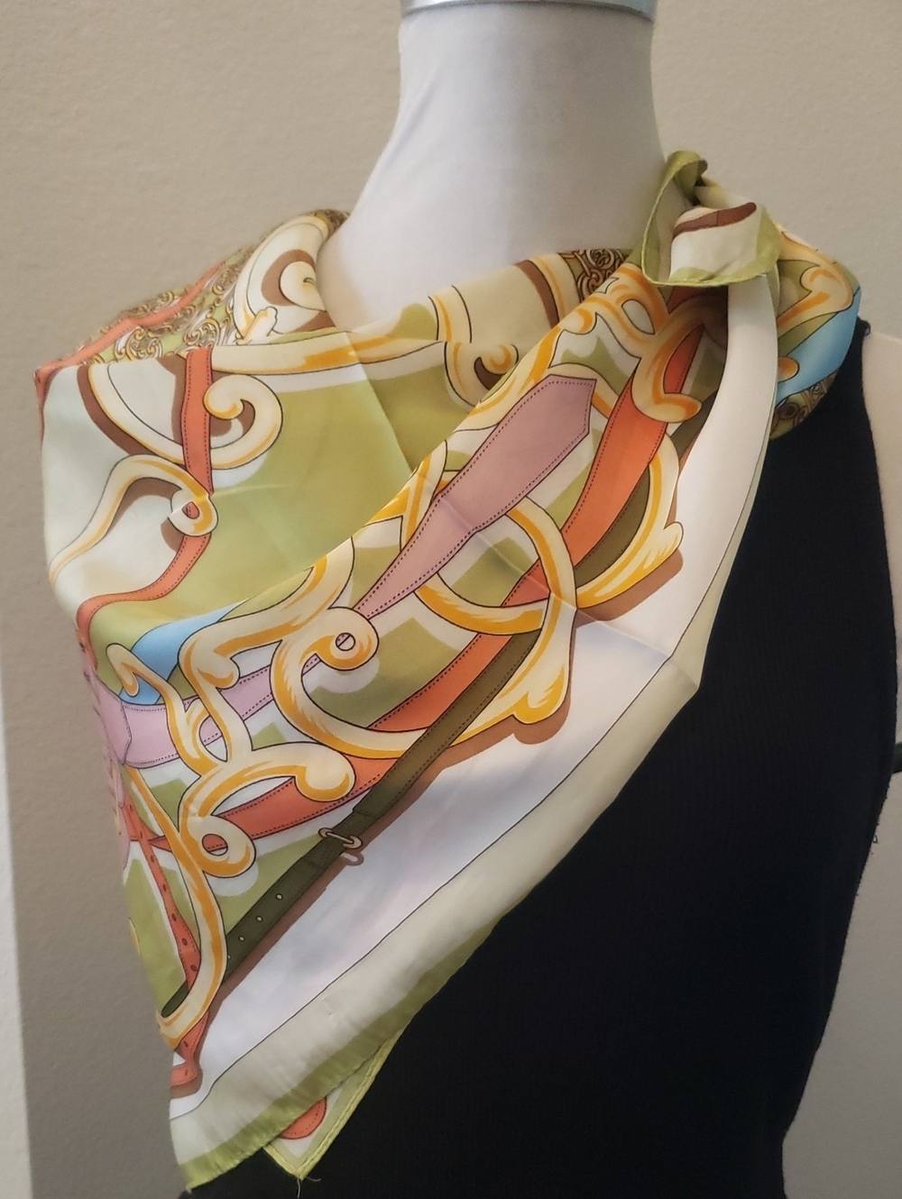 Silk Blend Square Scarf